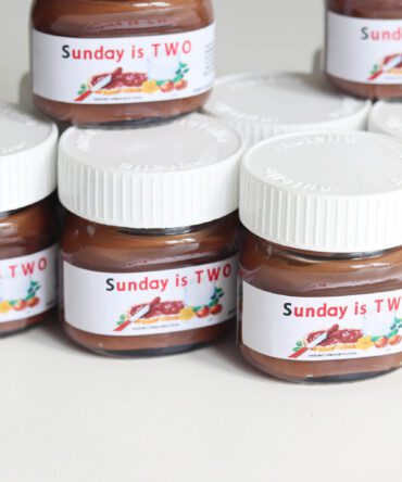 Mini Nutella Jars Eid Ramadan Christmas and Customised