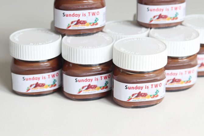 Mini Nutella Jars Eid Ramadan Christmas and Customised