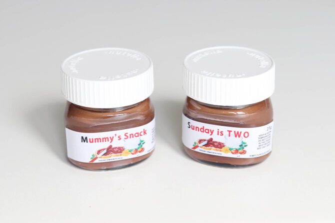Mini Nutella Jars Eid Ramadan Christmas and Customised - Image 4