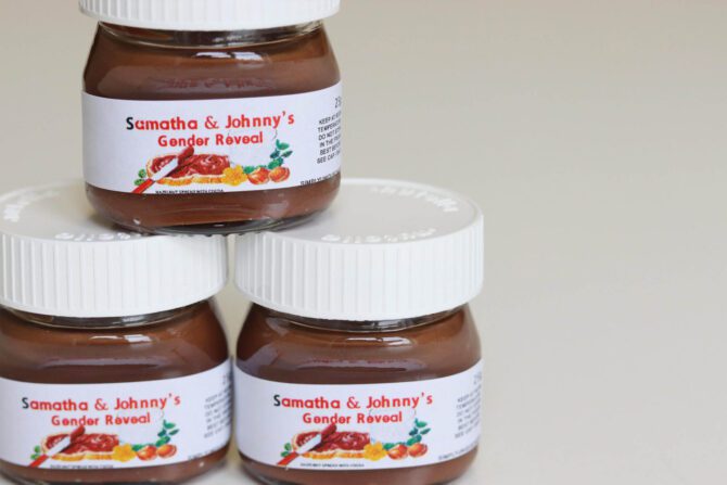 Mini Nutella Jars Eid Ramadan Christmas and Customised - Image 7